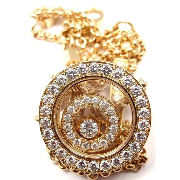 Rare! Authentic Chopard Happy Spirit Diamond Chain Bracelet - Picture 2 of 12